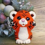 Силиконовая форма для мыла и свечей "Тигренок Малыш"