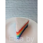 Силиконовая форма для мыла  "Кусок торта многослойный" 