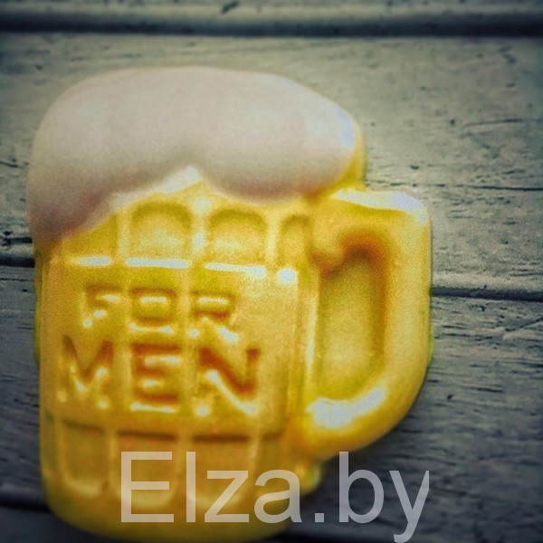 Пластиковая форма для мыла "Кружка пива For Men"