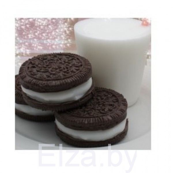 Молд для мыла и полимерной глины "Печенье Oreo" Одна половинка.